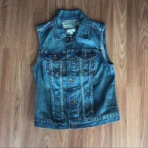 Madewell Pocket Jean Vest Size XS